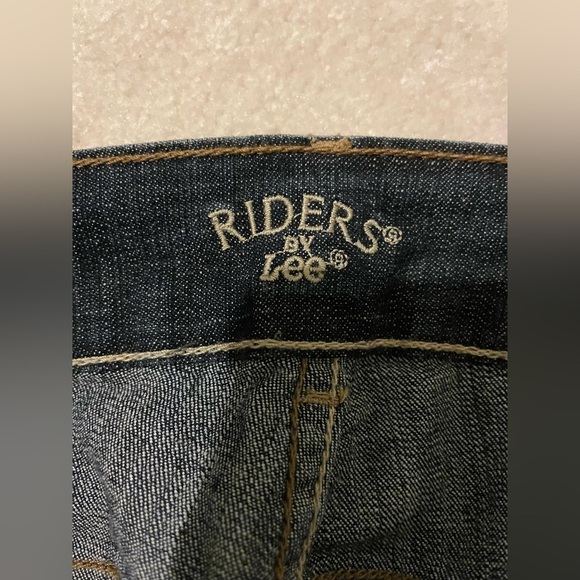 RIDERS by Lee cropped jeans size 16 like new - Picture 4 of 6